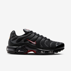 Nike Air Max Plus Black University Red Metallic Silver