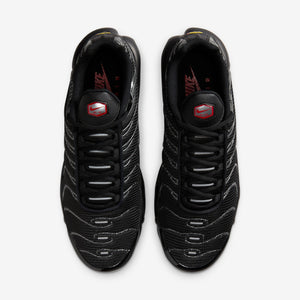 Nike Air Max Plus Black University Red Metallic Silver